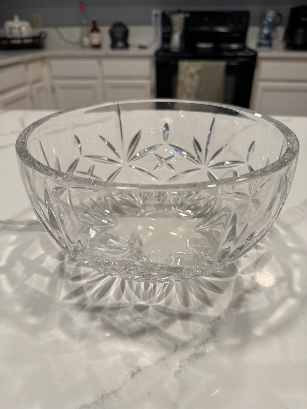 Lot 382: Tiffany & Co.Sybil pattern cut Crystal bowl